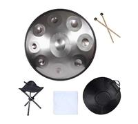 Instruments De Percussion Steel Handpan, Tambour À Main 432 Hz/440 Hz, 9/10/12 Notes 22 Pouces D Mineur Instrument Handpan Tambour Hand Pan Pour Adultes, Pour Le Yoga(D,12 notes(432Hz))