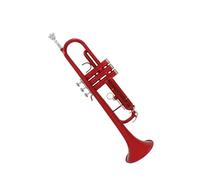 Instruments de Trompette Trompette en si bémol matériau en Laiton Instrument de Musique Rouge