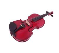 Instruments De Violon Violon Électrique Bleu À Six Cordes En Bois Massif Avec Un Beau Son Cinq Et Une Finition Rouge Profond(5)