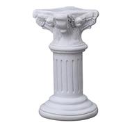 Instruments d'écriture scandinaves - colonne grecque, figure de résine synthétique, colonnes grecques, | Colonne romaine, colonne grecque - sculpture de colonne grecque blanche comme pièce jointe pour