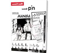 instruments d'écriture uni-ball uni pin MANGA Edition Coffret 9 pièces