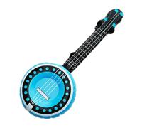 Instruments gonflables - PVC 27,56x9,45x2,36 pouces | Décorations de fête Banjo, instruments de musique gonflables | Activités préscolaires pour la célébration de l'anniversaire sur la plage en plein
