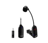 Instruments Sans Fil UHF Microphone de Saxophone ÉMetteur RéCepteur Sans Fil PortéE 50 M Plug et IdéAl pour le Saxophone