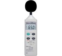 Instruments Sonomètre Enregistreur de données avec bargraphe LCD Sonomètre numérique 30~130 DB Arrêt Automatique Décibelmètre Sonomètre numérique Testeur de Bruit environnemental A