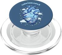 Insubmersible Great Wave Anatomique Cœur Art Japonais PopSockets PopGrip pour MagSafe
