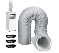 Insulated AC Hose Cover, Portable Air Conditioner Wrap, Heat Protection Sleeve, Secure Exhaust Tube Attachment, for Home, Dormitory, Restaurant, Work Place, Indoor Cooling Use