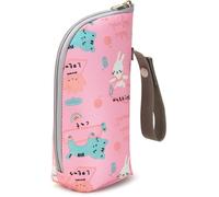 Insulated Bag For Bottles,Insulated Bottle Bag,Bottle Warmer For Baby,Portable Bottle Bag,Bottle Holder,For Stroller,Baby Bag,Outdoor Travel (Pink)