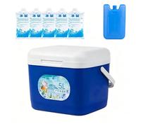 Insulated Box - 6L Portable Ice Chest, Hard Shell Lunch