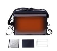 Insulated Cooler Bag, Thermal Food Tote, Lightweight Large-Capacity Design and Leak-Proof Sealing Cooler for Outdoors, Grocery Shopping, Picnic, Oxford Cloth Black