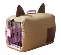 Insulated Crate Cover, Small Dog Kennel Sunshade, 19.69x13.58x13.39 inches Shield with Drawstring, Light Blocking Polyester, Thermal Shelter with Padded Style, Travel Gear for Car and Truck