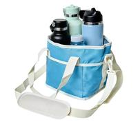 Insulated Drink Carrier, 4-Cup Waterproof Tote, Folding Beverage Bag, Portable Drink Holder, Thermal Lunch Bag, for Delivery Travel Walking Camping Fishing Party Car School Office Outdoor Use