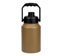 Insulated Ice Bucket, Water Container, 5.31x13.39inch, Water Bottle, 2L Storage Containers, Double-Walled Leakproof Design, Ideal for Hotel, Travel, Fishing, Black/Khaki/Green/Gray