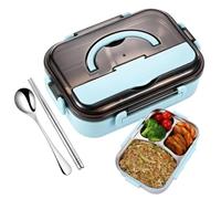 Insulated Lunch Box - 304 Stainless Steel PP 23x17x7cm | Large 1000ml