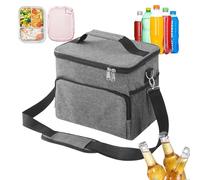 Insulated Lunch Box - 8.5l Foldable Insulated Lunch Bag | Leakproof Cooler Bag | Portable Thermal Soft Containers Leak-Proof for Work School Beach Picnic Kids Boys Men Adults Women