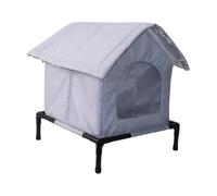 Insulated Outdoor Cat House, Windproof Pet Shelter, House with Sloping Roof | Sturdy Wooden Material, Comfortable Haven with Elevated Design, Shelter for Kitten and Sleeping