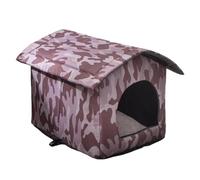 Insulated Pet Shelter - Waterproof Cat House, Scratch Resistant Pet House for Outdoors Indoors Backyard Camping Courtyard Balcony Patio Garden Field