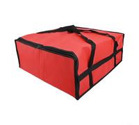 Insulated Pizza Delivery Bag Large Capacity Hot Food(Red50*50 * 15CM)