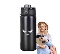 Insulated Water Bottle - 550ml Double Wall Insulated Water Bottle | Stainless Steel Insulateds Waters Flask | Insulateds Watesr Bottles Students Workers Leak-Proof Tea Coffee Drinkware For Cycling, Hi