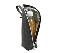 Insulated Water Bottle Bag | Portable Thermal Bottle Sleeve with Carry Handle | Oxford Cloth Aluminum Foil Cooler Holder | Hot & Cold Beverage Carrier for Golf, Sports, Picnic, Travel & Outdoor Use