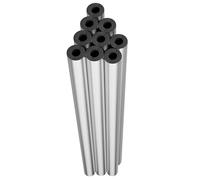 Insulation Foam Wrap Aluminum Foil Pipe Covers for Spigot, Winter Outside Pipes, Water Heater Freeze Protection, Tube(ID*TH 133*30mm/5.24*1.18in)