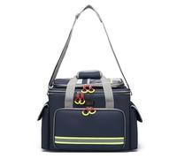 Insulin Cool Box Refroidisseur avec Affichage du Thermomètre,Sac Familial de Rangement pour Médicaments,Sac d'urgence Médical Imperméable-Réfrigération des blocs de glace (Bleu marine, Petit)