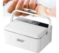 Insuline Cool Box Réfrigérateur Insuline Cooler Travel Case, Insuline Vaccin Cooler Réfrigérateur Box, Glycémie Froide Diabète Insuline Insuline Chaud Froid Kit, Batterie Intégrée Chargement