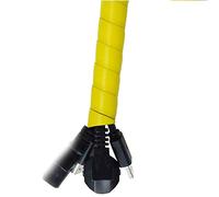 Insun 2 m Gaines de Câbles électriques pour la Gestion de Câbles, Organiseur et Protection de Cordon Contre Tous Dommage D’Animaux Yellow ∅ 14 mm