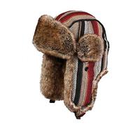 Insun Unisex Chapka Anti Vent Casquette d'hiver Chapeaux avec Bordure en Fourrure Bonnet de Russie