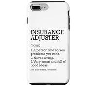 Insurance Adjuster Job Definition personnalisée drôle Coque pour iPhone 7 Plus/8 Plus