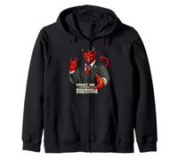 Insurance Devil | Protest Humour Satan Evil Corporate Greed Sweat à Capuche