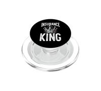 Insurance King CSR Claims Adjuster Services Gift for Him PopSockets PopGrip pour MagSafe