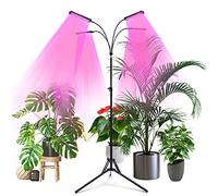 InSyoForeverEC Lampe à LED pour plantes à spectre complet Croissance avec support Trépied，dimmable Modes de Minuteri 420 perle a LED [Classe énergétique A+++]