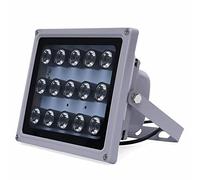 InSyoForeverEC Projecteur infrarouge 15 LED infrarouge grand angle de vision nocturne Illuminateur Lampe CCTV étanche pour extérieur et intérieur DC 12 V