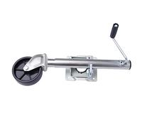 InSyoForeverEC Roue Jockey Lourde Trailer Roue de stabilisation avec Support Avant Ø 60 mm pour remorque VP Charge d'appui avec Jante métallique en Acier 1200LB