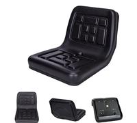 InSyoForeverEC Siège de Tracteur Universel en Cuir Coussin Suspension Siege Voiture Siège de Pelleteuse élévateur pour Véhicule D'ingénierie avec Dossier agricole Fauteuil de Tracteur