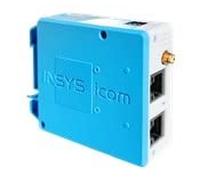 INSYS icom MIRO-L200 - Routeur - WWAN entrée/sortie numérique - ports WAN : 2 - 4G, 3G, 2G - Montage sur rail DIN