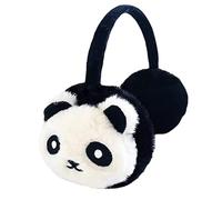 iNszkoos Cache-oreilles Chaud D'hiver pour Enfants Mignon en Panda Motif Peluche Couvre-Oreille Protection Oreille Moelleux en Fausse Fourrure Pliable Accessoire D'hiver pour Bébés Filles Garçons