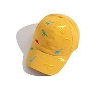 iNszkoos Casquette de Baseball pour Bébé 2 a 5 Ans Dinosaure Brodé Chapeaux de Soleil Enfants Casquette de Protection UV Sport Bonnet Chapeau Confortable Casquette Visière Réglable pour Garçon Fille