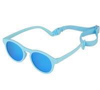 iNszkoos Lunettes de soleil polarisées flexibles pour bébé avec sangle réglable, pare-soleil d'extérieur pour nourrissons, protection UV 400, monture en silicone souple, lunettes de soleil pour bébé