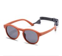 iNszkoos Lunettes de Soleil Polarisées Flexibles pour Bébé avec Sangle Réglable, Protection UV 400 des lunettes de soleil Monture en Silicone Souple pour Bébé de 0 à 36 Mois Nouveau-né Garçons Filles