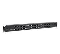 INT 12Pt PoE Patch PNL w Adptr Noir G