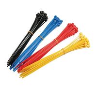Int Auto 1109387 Lot de 100 Colliers Multicolore 15 x 0,25 cm