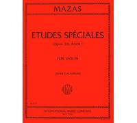 INT2177 - Mazas - Etudes Speciales Opus 36, Book I For Violin