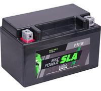 intAct - AGM BATTERIE MOTOCYCLE | Batterie pour scooter, moto, quad, etc. Batterie sans entretien & anti-fuite | SLA12-10Z-S, CTZ10-S, batterie 12V, 8,5 AH (c20), 140 A (EN) | Dim : 150x87x94mm