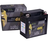 intAct - BATTERIE MOTO GEL Bike-Power GEL12-7L-B. Remplace YB7L-B. Batterie moto 12V 8Ah 130A. Dimensions : 137x76x134mm. Avec jusqu’à 30% de puissance de démarrage en plus.