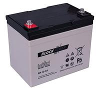 intAct Block-Power BP12-35, 12V 35 Ah, Batterie d'alimentation de haute qualité et fiable, Batterie AGM sans entretien