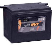 intAct - HVT BATTERIE DE MOTOCYCLE | Batterie pour scooter, moto, etc. Batterie sans entretien & anti-fuite. | HVT-07, CHD4-12, 66007-84, batterie 12V, 30 AH (c20), 350 A (EN) | Dim: 205x130x165mm