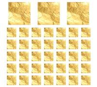 INTCHE 100pcs Emballage de Papier d'aluminium de Bonbons de Chocolat Or
