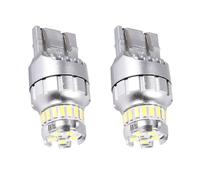 INTCHE 2 PièCes Voiture T20 7440 W21W LED Canbus Feux de Recul 7443 Ampoule LED Feux de Freinage ArrièRe 6000K Lampe Super Lumineuse