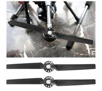 INTCHE 8 PièCes SéRies HéLice pour PièCes DéTachéEs pour Drones Yuneec Q500 Typhoon 4K LibéRation Auto-Verrouillage Lame de Rechange (Noir)